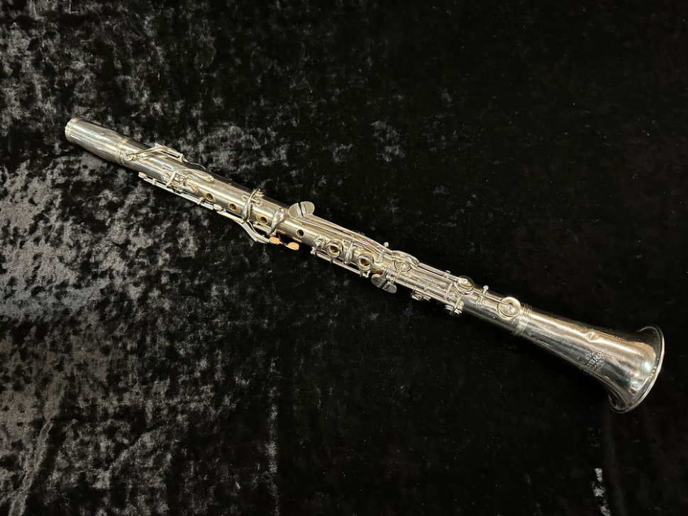 Photo Very Early Vintage C.G. Metal Double Wall Clarinet, High Pitch - Serial #1766 - 1895